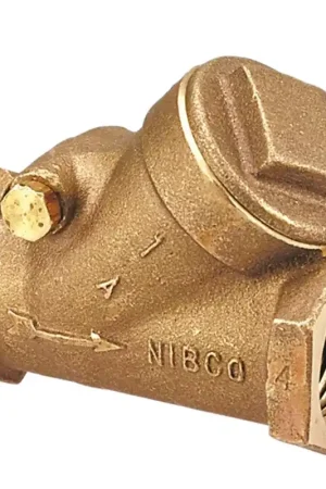 NIBCO NL73008 T-413-B 3/4 inch Bronze Swing Check Valve Class 125 Clearance