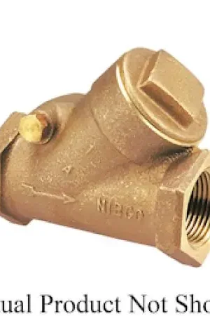 Crafted NIBCO NL93008 T473B Y-Pattern Horizontal Swing Check Valve 3/4 inch Bronze 600 psi Replacement NL93008