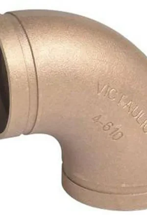 Budget Victaulic F030610C0C FireLock Style 610 3 in Grooved Copper 90 Elbow
