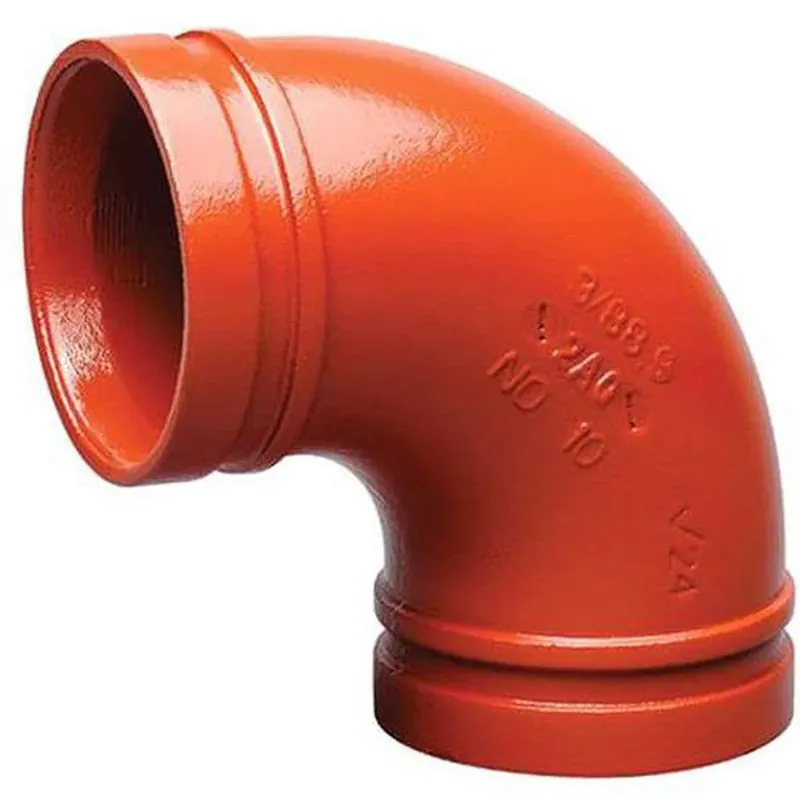 Popular Victaulic F080011P00 FireLock Style 11 8 Inch Grooved Ductile Iron 45 Degree Bend