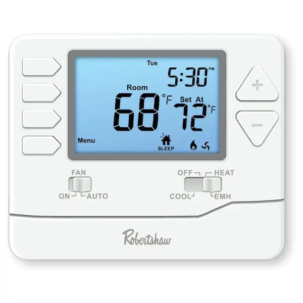 Exclusive Offer Robertshaw RS8210 2H/1C HP Non-Prog Tstat Pro Series