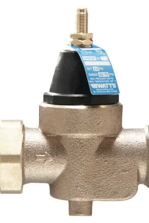 Big Sale Watts 9490 LFN45BM1-U 000 1 THRD UNIONXT BRONZE 25-75PSI WATER PRESSURE REDUCING VALVE SET AT 50PSI LEAD FREE