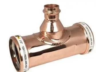 Top Pick Apollo 10068048 Model 811R 2-1/2 x 2-1/2 x 1 in. Press Reducing Domestic UNS C12200 Copper Tee