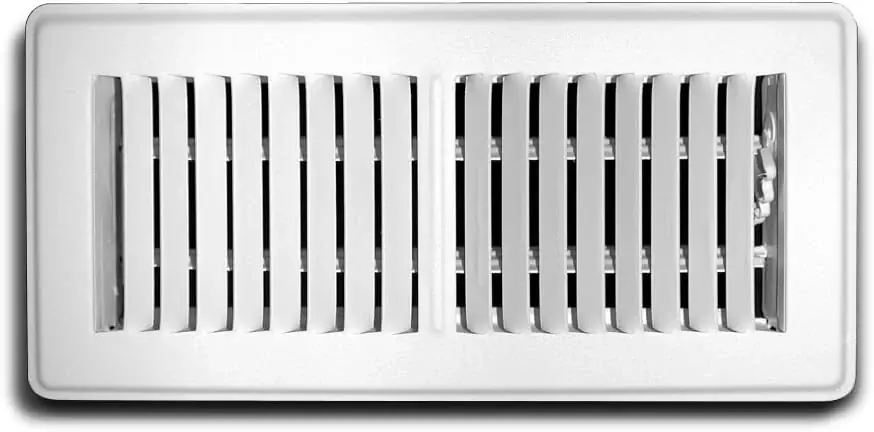 Certified Truaire C150MWT04X12 Floor Supply Grille 4-Inch by 12-Inch White