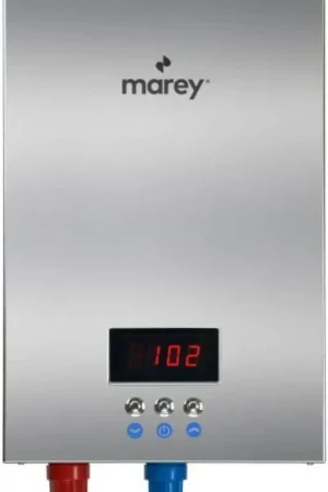 Exclusive Offer Marey ECO240N 24kW 4.7 MAX GPM ETL Certified 240V Self-Modulating Residential Multiple Points of Use Tankless Electric Water Heater