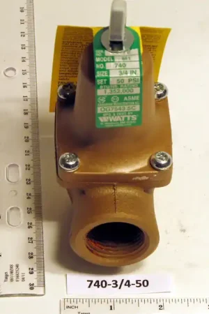 Watts 740-3/4-50 Relief Valve 50 PSI 1,352M BTU Hot Picks