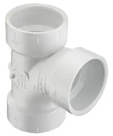 Buy Today Spears P400-100 PVC DWV Sanitary Tee HubxHubxHub