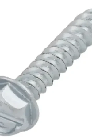 Limited Time Malco HW8X1ZT 8 mm x 1 in. Zinc Plated Hex Washer Head Self-Drilling & Tapping Screw (Pack of 500)