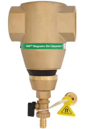 Free Returns TACO 49MD-200T-2 2 Inch Brass 4900 Series Magnetic Dirt Separator