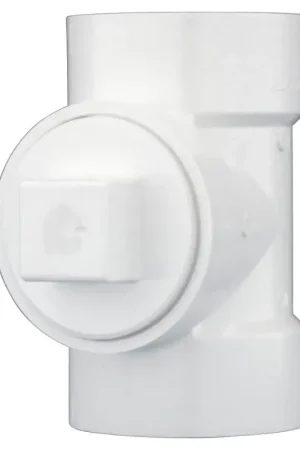 Spears Manufacturing 444-X 3" PVC DWV Cleanout Tee w/Raised Head Co Plug Mega Sale