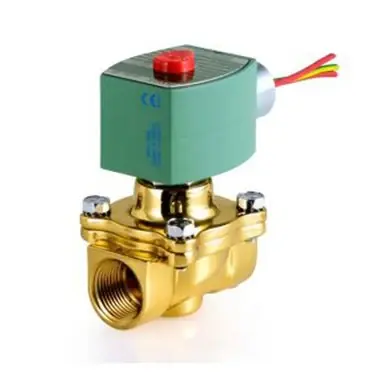 ASCO 8210G002HW Solenoid Valve 8210 2-Way Brass 1/2 Inch NPT Normally Closed 120 Alternating Current EPDM Buy Direct
