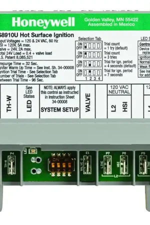 Honeywell S8910U3000 Universal HIS Module 120 VAC Replaces S8910U1000 Premium