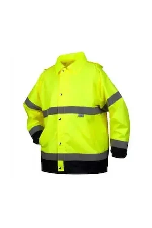 Pyramex RRWJ3110L Safety - PU/Poly Hi Vis Jacket Size Large Buy Today