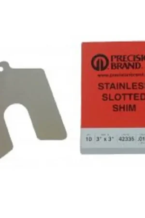 Precision 42530 SHIM STOCK .010 5X5 SS SLOTTD Free Returns