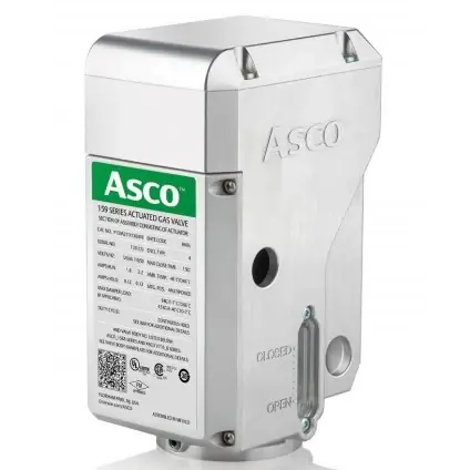 ASCO P159A111X1X11F0 120V Actuator 7/12 sec with Dampening Arm Brand New