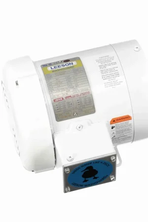 Super Sale Leeson 112430.00 White Duck� General Purpose Motor, 0.75 HP, 3 Ph, 60 Hz, 208-230/460 V, 1800 RPM, 56C Frame