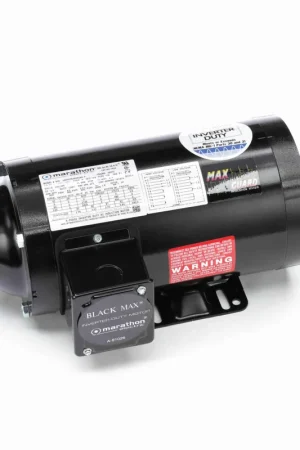 Best Choice Marathon Motors MY612 Black Max Inverter Duty 2HP Motor, 1800 RPM, 230/460V
