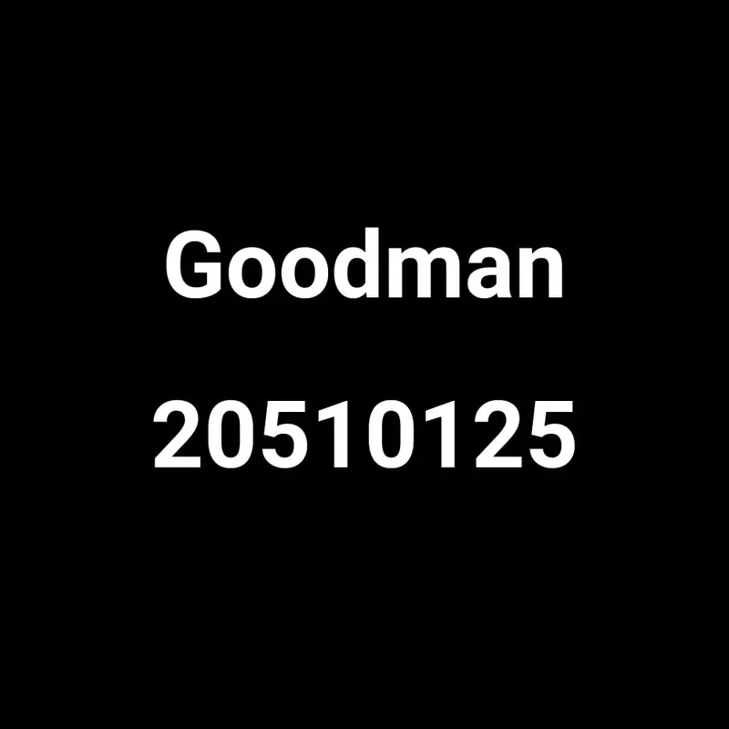 Goodman 20510125 End Bell Kit 3/4 HP Place Order
