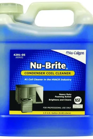 Fresh Stock Nu-Calgon 4291-05 Nu-Brite 2.5 gal Coil Cleaner