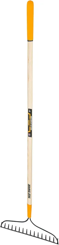 True Temper 2811600 Steel 16-Tine Bow Rake with 57 in. Hardwood Handle with Cushion Grip 16 inch Brand New