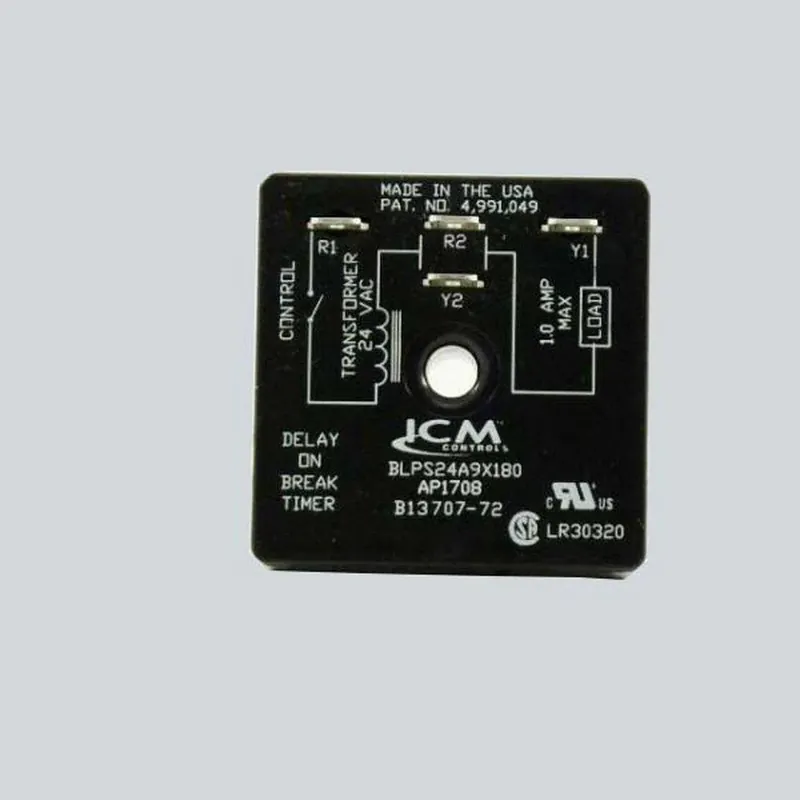 Goodman B1370772 Time Delay Relay 180-Second Delay for HVAC Systems In Demand