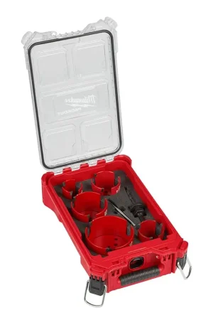 Milwaukee 49-56-9295 9 Pc Big Hawg with Carbide Teeth PACKOUT Kit Free Returns