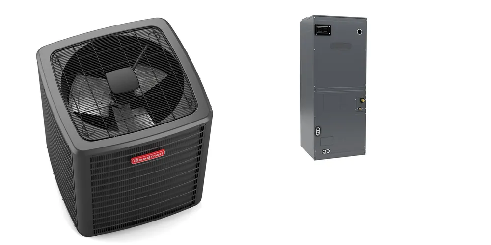 Goodman - 4.0 Ton Cooling - Air Conditioner + Variable Speed Air Handler System - 16.2 SEER2 Budget