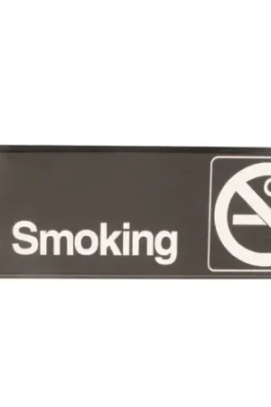 No Smoking Sign 3 x 9 Replacement MPN for Traex TRX4513 Secure Checkout
