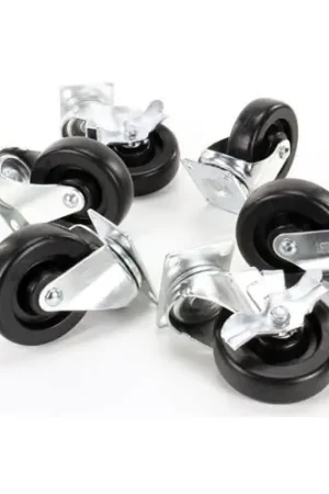 Don't Miss Out 4 Swivel 3/8 Brake Caster Set of 6 A35103 for American Range AMRA35103
