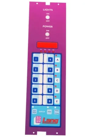 Super Sale LABEL PANEL PURPLE 2M60301-42 for Lang 2M60301-42