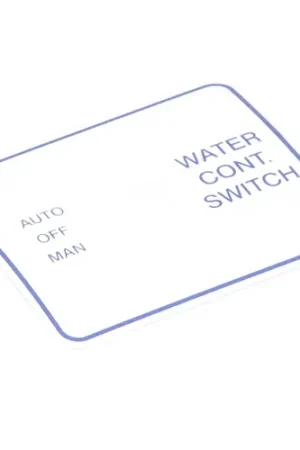Budget Water Control Decal for Henny Penny 44030