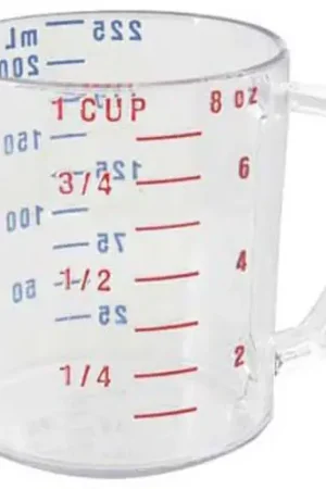 CUP MEASURING 1 CUP DRY CLEAR for Cambro 25MCCW135 Best Price