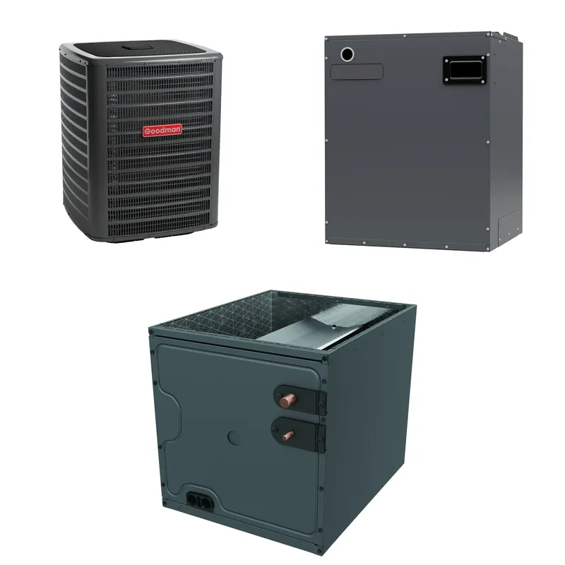 Latest Goodman - 2.5 Ton Cooling - Air Conditioner + Variable Speed Air Handler System - 15.0 SEER2