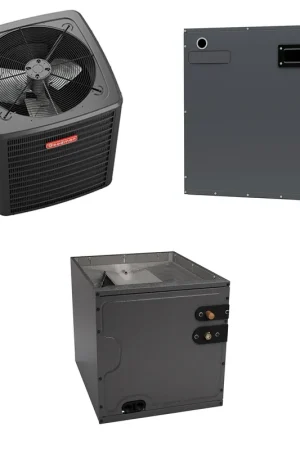 New Release Goodman - 2.5 Ton Cooling - Air Conditioner + Variable Speed Air Handler System - 15.2 SEER2 - R-410A