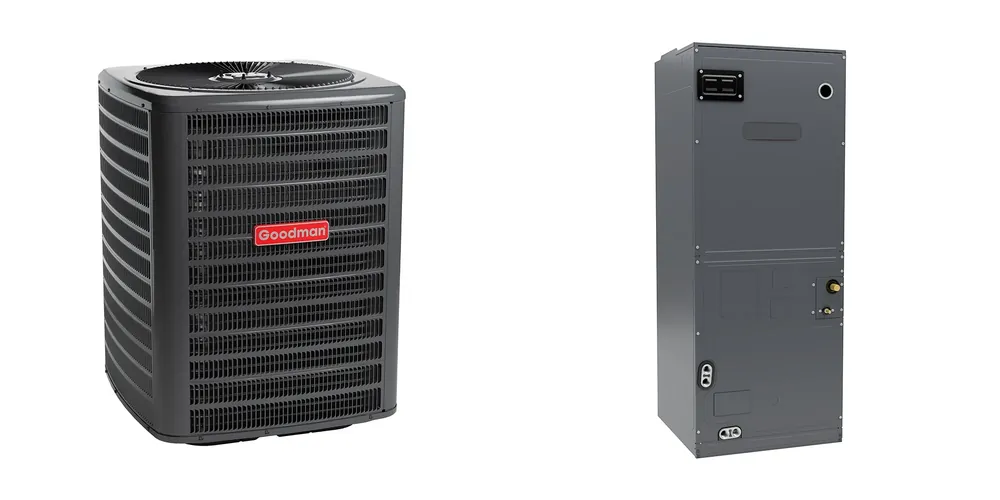 Popular Goodman - 2.5 Ton Cooling - Air Conditioner + Variable Speed Air Handler System - 15.0 SEER