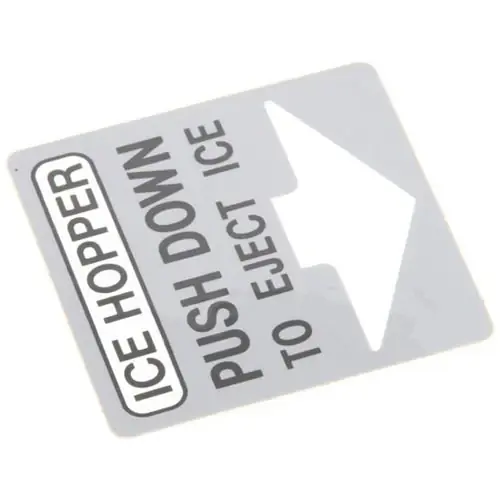 LABEL CHUTE GREY for Scotsman 15-0680-03 Discount