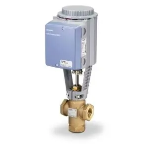 Genuine Siemens 267-03206 Globe Valve Assembly, 3 Way, 2 in.