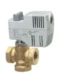 Clearance Siemens 241-00234 1/2 NPT 3-Way Diverting Zone Valve 120V 4.0 Cv AB-A Actuator