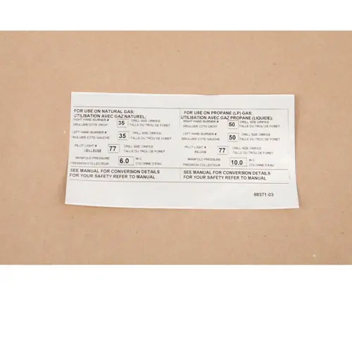 Premium Decal OEM 8837103 for APW