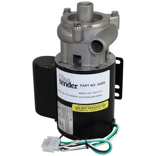 WATER PUMP - 115V 1/6 HP 3450 RPM Replacement MPN for Glass Pro 01000415 Fan Favorite