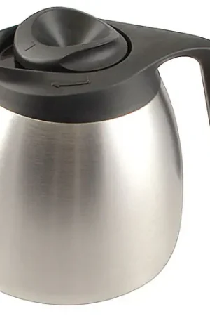 CARAFE THERMAL W BLACK LID SEAMLESS 40163.0000 for Bunn High Quality