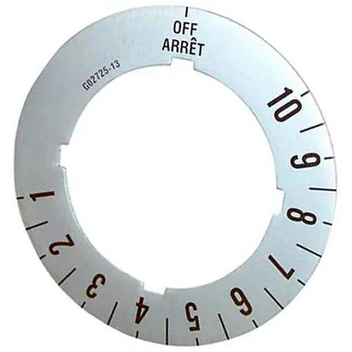 Special Offer Knob Insert Overlay Off-1-10 1314123 for Garland 1314123