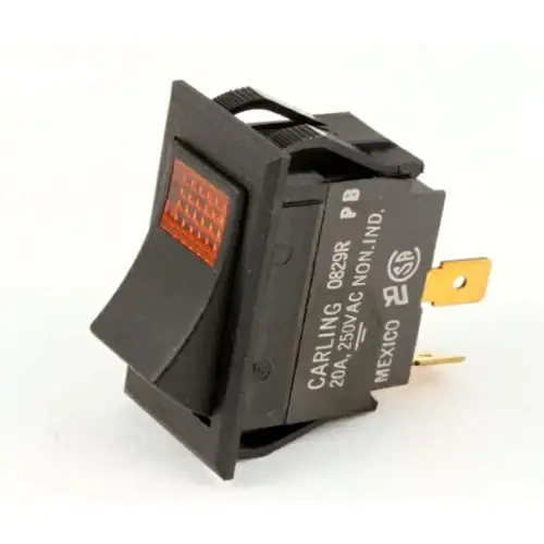 SWITCH ROCKER DPST 250V 20A AMBER LIGHT Super Sale