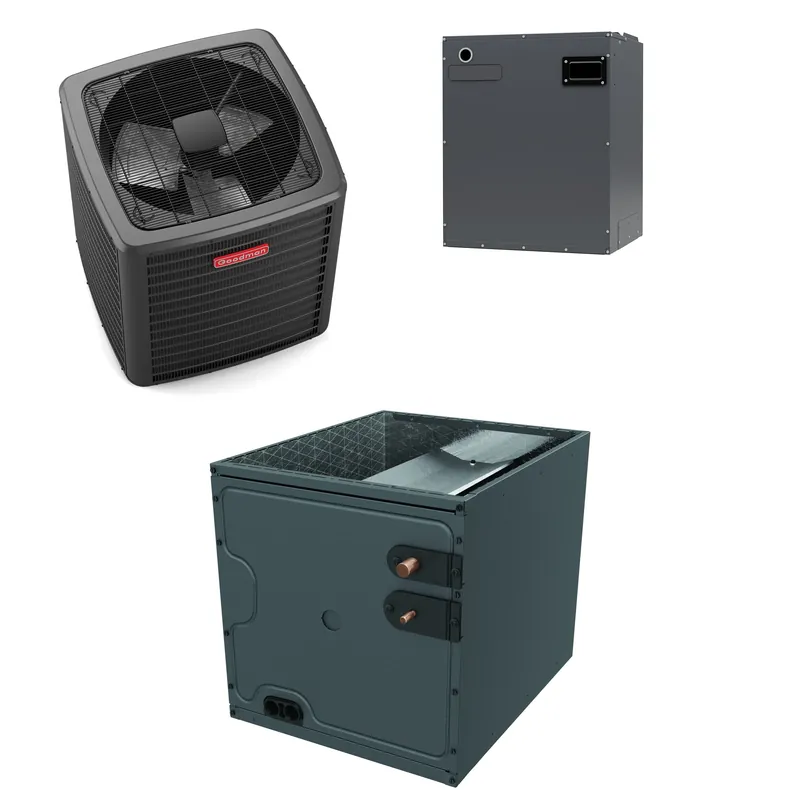 Goodman - 2.0 Ton Cooling - Air Conditioner + Variable Speed Air Handler System - 17.2 SEER2 Price Cut