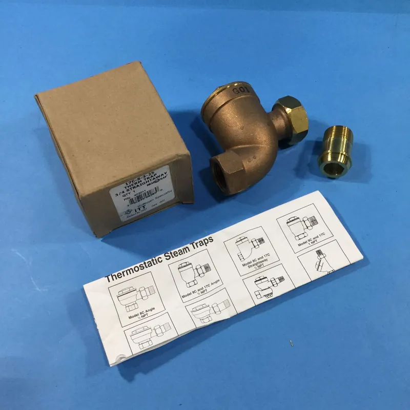 Latest HOFFMAN 402011 17C-3 Thermostatic Steam Trap Straight 25 PSI