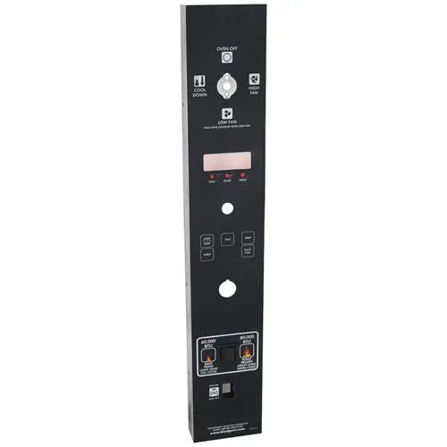 Free Returns PANEL & DECAL ASSEMBLY for Blodgett 37983