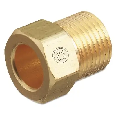 Don't Miss Out Western Enterprises AW-14A Inert Arc Nut Brass Male B-Size 5/8 in-18 RH