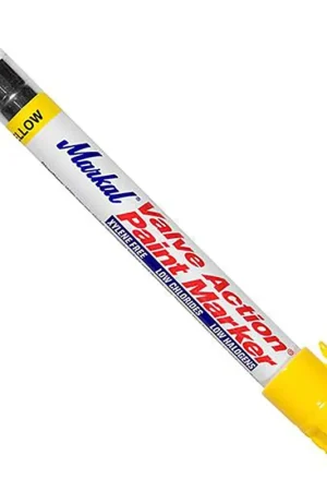 Markal 96821 Valve Action Paint Marker Yellow Crafted