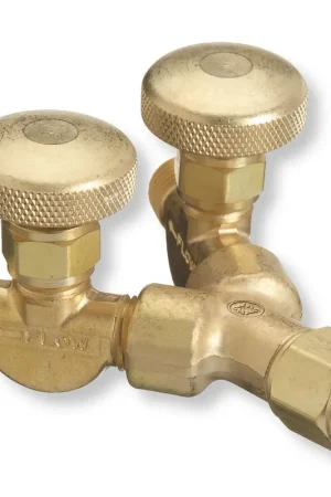 Western Enterprises 112 Y Connection With Valve Brass B-Size to B-Size 9/16 in-18 Save Now