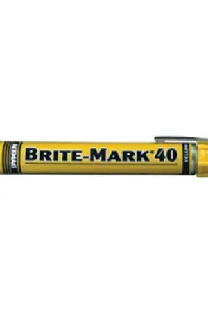 Dykem 40006 Brite-Mark 40 Yellow Medium Tip Markers Hot Deal